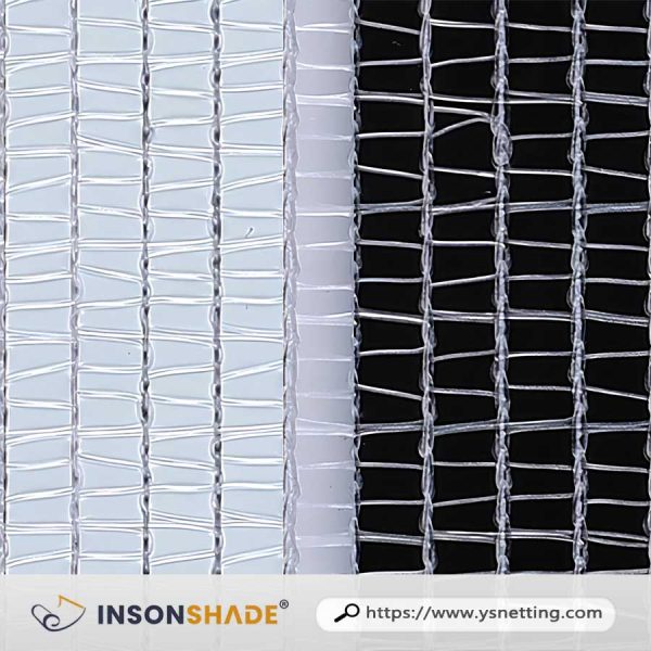 White and Black Shade Curtain - Dualite K8023-O-E-INSONSHADE