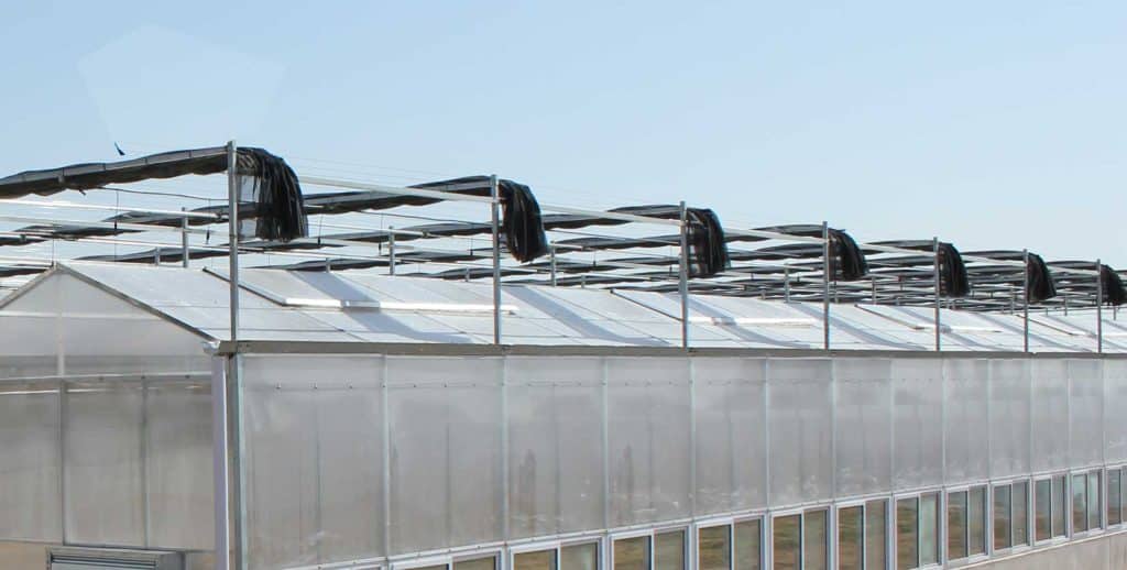 Greenhouse shade curtains